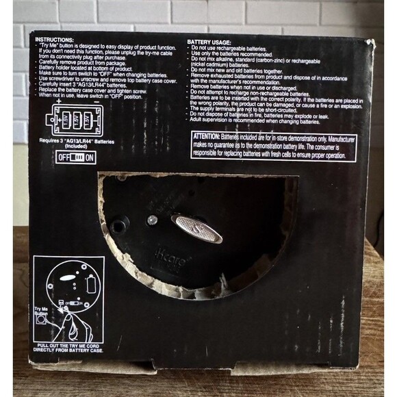 Nightmare Before Christmas Oogie Boogie Light Up Musical Water Globe - Picture 7 of 7